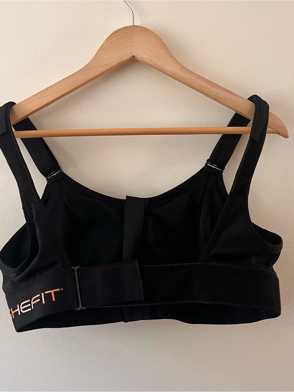 Shefit Ultimate Sports Bra High Impact Adjustable Black Size Luxe EUC